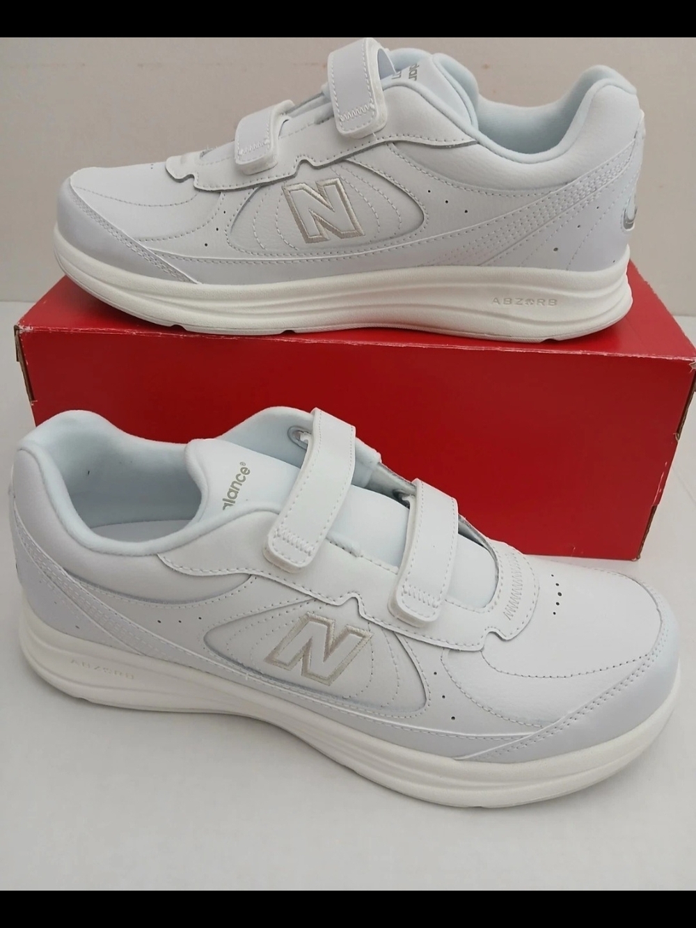 New Balance Men's Size 11.5 White White Walking Marche D Medium Moyen $50 - Picture 7 of 13